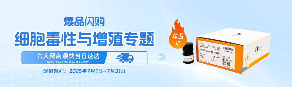 爆品促销之细胞毒性与增殖专题 
